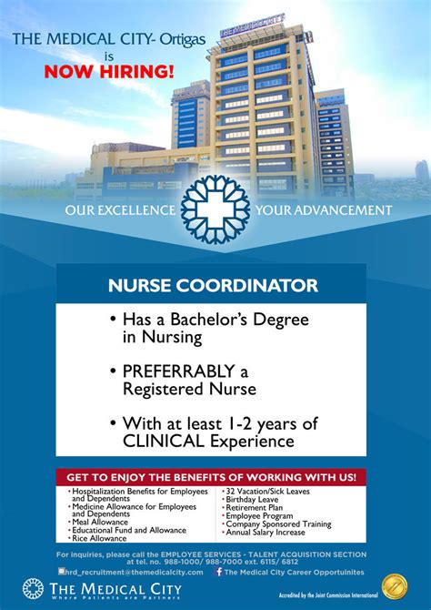the medical city ortigas hiring|Staff Nurses .